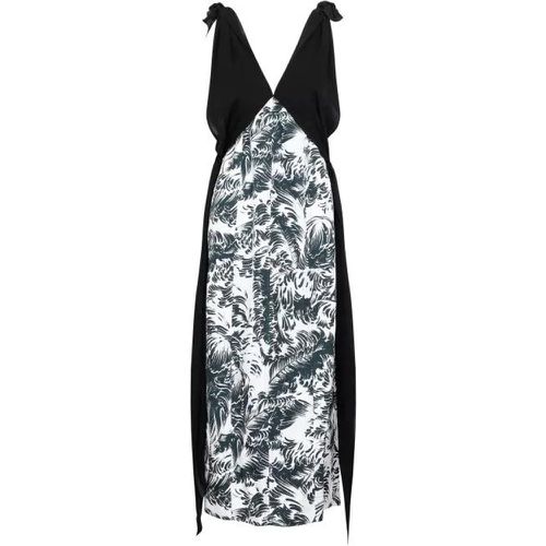 Silk Printed Silk Long Dress - Größe 38 - Bottega Veneta - Modalova