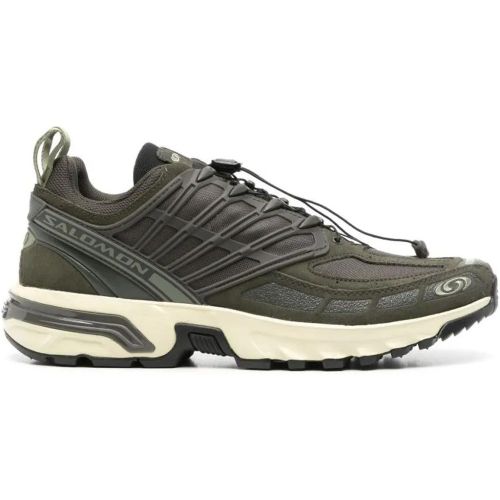 Low-Top Sneaker - Military Green Acs Pro Leather Sneaker - Gr. 10_5 - in - für Damen - Salomon - Modalova