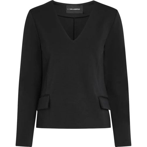 Sweatshirt mit Metalldetail - Größe L - Karl Lagerfeld - Modalova
