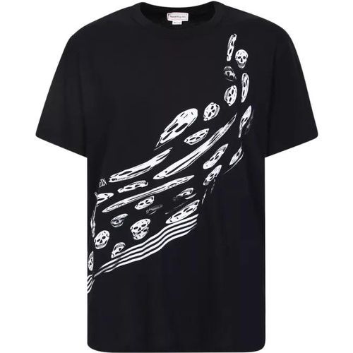 Black Vortex T-Shirt - Größe L - alexander mcqueen - Modalova