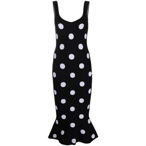 Polka Dot Black Midi Dress - Größe 42 - black - Marni - Modalova