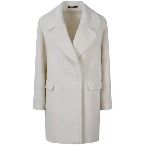 Alpaca Wool Blend Double Beasted Coat - Größe 46 - Tagliatore - Modalova