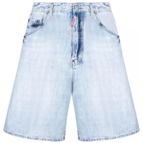 Cotton Denim Shorts - Größe 44 - blue - Dsquared2 - Modalova
