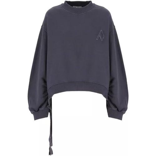 Grey Cotton Sweatshirt - Größe 38 - gray - The Attico - Modalova