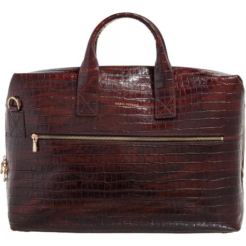 Aktentaschen - Honoré Anique croco brown calfskin leather handbag - Gr. unisize - in - für Damen - Isabel Bernard - Modalova