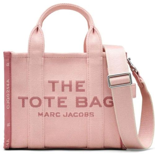 Totes & Shopper - Cotton Logo Print Tote Bag - Gr. unisize - in Rosa - für Damen - Marc Jacobs - Modalova