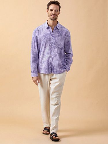 Cotton Chest Pocket Long Sleeve Casual Shirt - Modetalente - Modalova