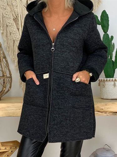 Casual Hooded Other Coat - Modetalente - Modalova