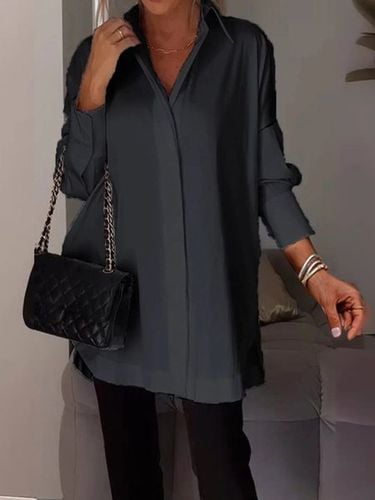 Plain Casual Blouse - Just Fashion Now - Modalova