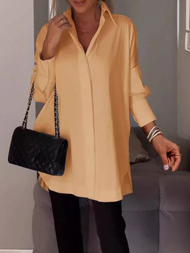 Plain Casual Blouse - Just Fashion Now - Modalova