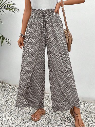 Pop Pattern Casual Loose Pants - Just Fashion Now - Modalova