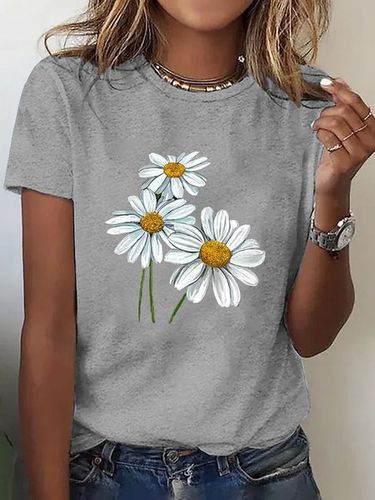 Casual Daisy T-Shirt - Modetalente - Modalova