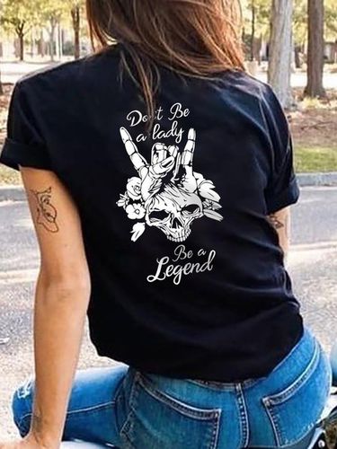 Don't Be A Lady, Be A Legendary T-shirt - Just Fashion Now - Modalova