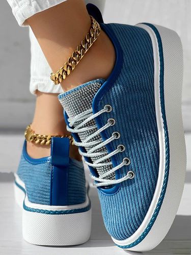 Casual Fabric All Season Skate Shoes - Modetalente - Modalova