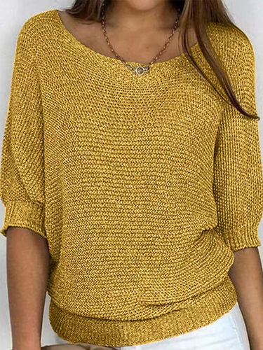 Loose Casual Sweater - Just Fashion Now - Modalova