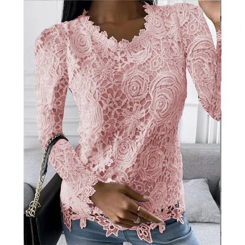 Lace Casual Blouse - Just Fashion Now - Modalova