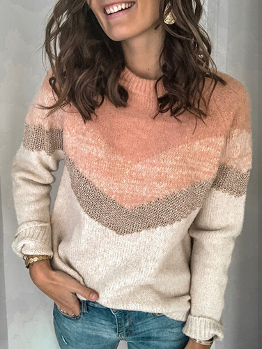 Casual Yarn/Wool Yarn Sweater - Just Fashion Now - Modalova