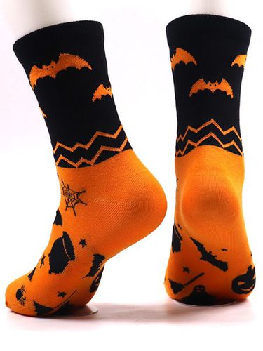 Funny Halloween couple casual cotton socks - Just Fashion Now - Modalova