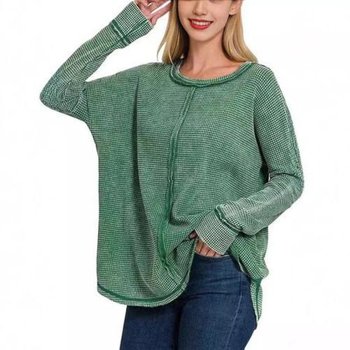 Women's Long Sleeve T-shirt Spring/Fall Black Plain Crew Neck Daily Going Out Casual Top - Just Fashion Now - Modalova