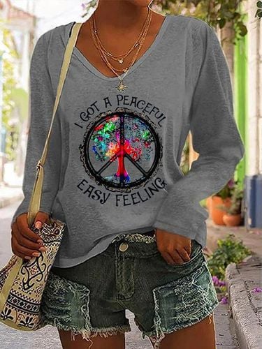 Loose Casual Hippie T-Shirt - Just Fashion Now - Modalova