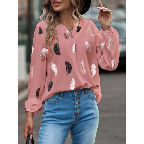 Leaf Casual Blouse - Just Fashion Now - Modalova