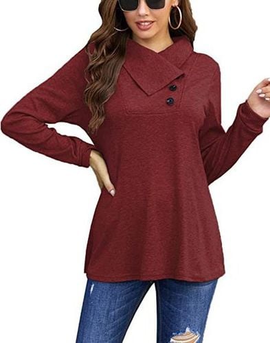 Loose Casual Blouse - Just Fashion Now - Modalova