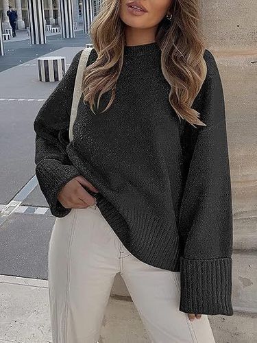 Casual Wool/Knitting Loose Sweater - Just Fashion Now - Modalova