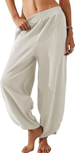 Women's H-Line Bloomers Daily Going Out Pants Black Casual Plain Spring/Fall Pants - Just Fashion Now - Modalova