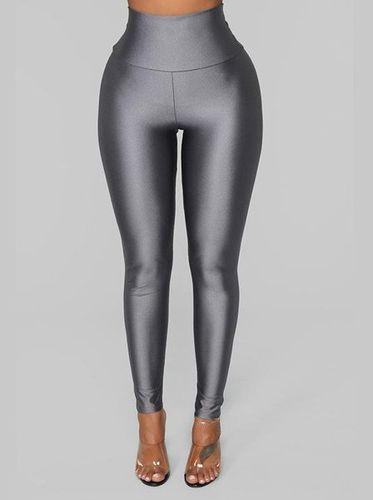 Casual Plain Tight Leggings - Just Fashion Now - Modalova