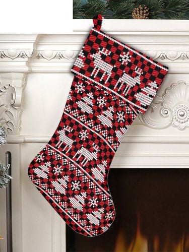 Christmas Print Socks - Just Fashion Now - Modalova