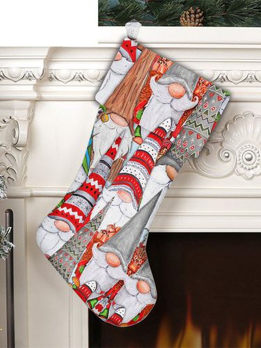 Christmas Print Socks - Just Fashion Now - Modalova