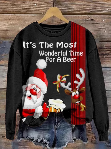 Christmas Casual Sweatshirt - Just Fashion Now - Modalova