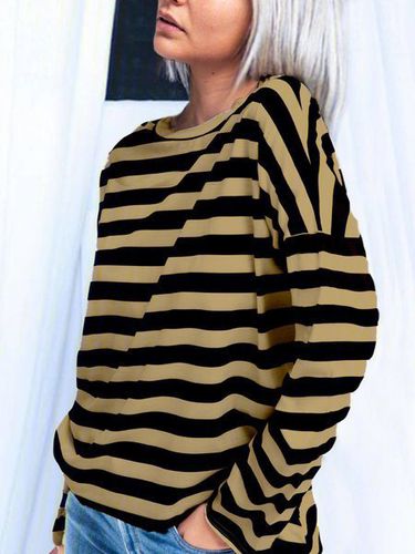 Stripes Long Sleeve Shirt & Top - Modetalente - Modalova