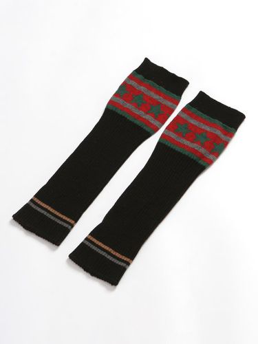 Simple Wool Star Striped Socks - Modetalente - Modalova