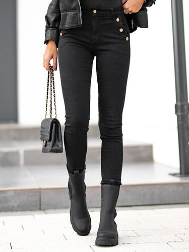 Casual Regular Fit Jeans - Modetalente - Modalova