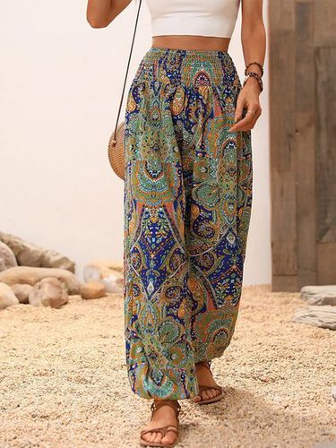 Womens Loose Ethnic Boho Pants - Just Fashion Now - Modalova