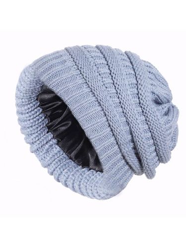 Solid Color Warm and Windproof Knitted Hat - Just Fashion Now UK - Modalova