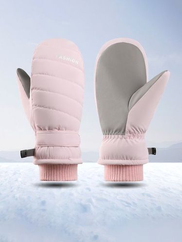Waterproof and Windproof Thick Ski Gloves - Just Fashion Now UK - Modalova