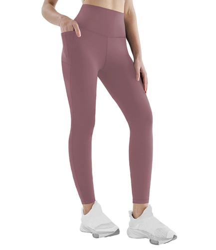 Pockets Plain Tight High Elasticity Casual Legging - Just Fashion Now - Modalova