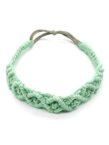 Handwoven Cotton Rope Headband Bohemian Casual Hair Accessories - Just Fashion Now UK - Modalova