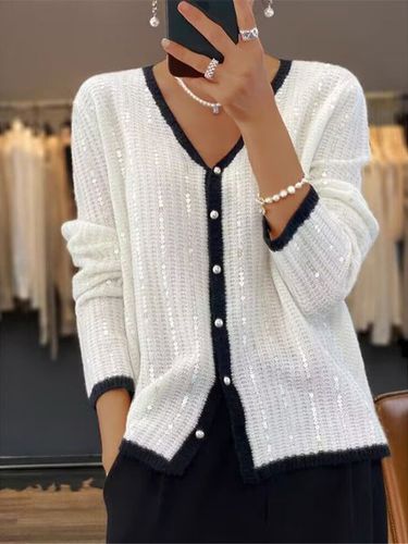 Casual Glitter Cardigan - Modetalente - Modalova