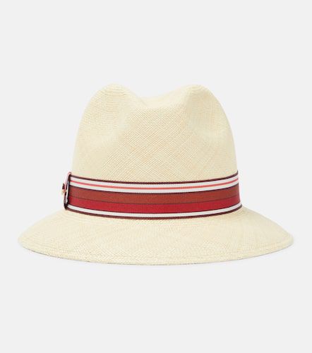 The Suitcase Stripe Ingrid straw panama hat - Loro Piana - Modalova