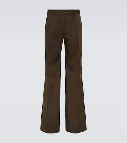 Pantaloni a gamba larga in cotone - Dolce&Gabbana - Modalova