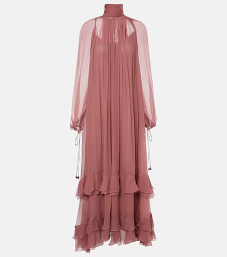 ChloÃ© Gathered silk muslin gown - Chloe - Modalova