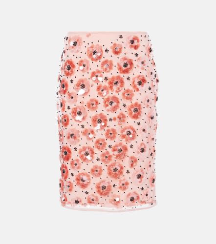 Rotate Floral sequined midi skirt - Rotate - Modalova