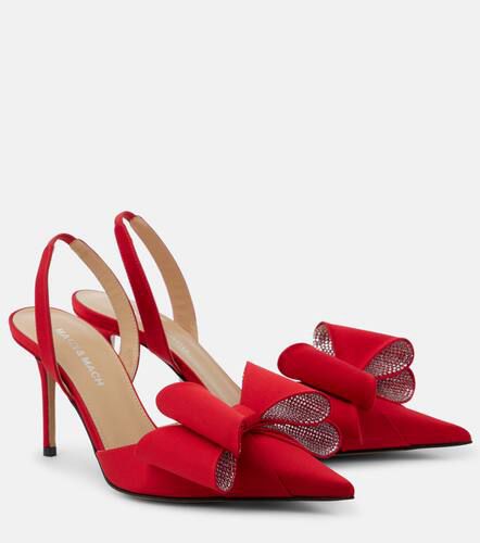 Le Cadeau 85 bow-detail satin pumps - Mach & Mach - Modalova