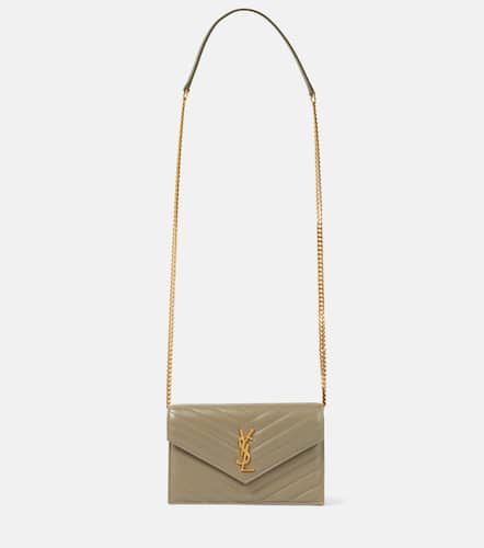 Cartera con cadena Cassandre Envelope de piel - Saint Laurent - Modalova