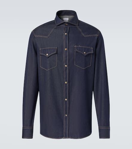 Brunello Cucinelli Camicia di jeans - Brunello Cucinelli - Modalova