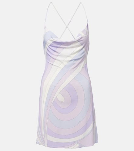 Vestido corto Iride de jersey de satén - Pucci - Modalova