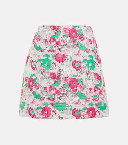 Ganni Minifalda de jacquard floral - Ganni - Modalova